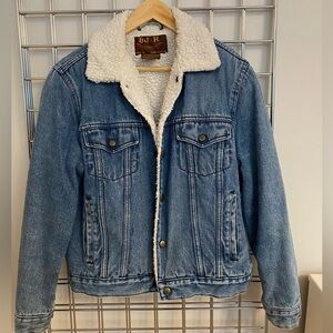 Vintage BJ-R shearling denim jacket